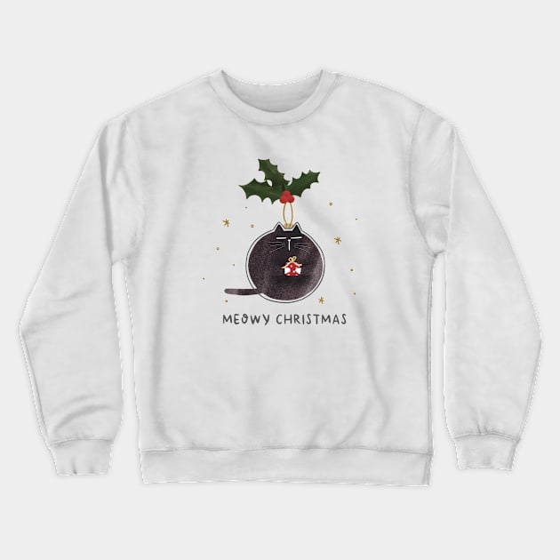 Mocha ball ornament Crewneck Sweatshirt by Moonaries illo